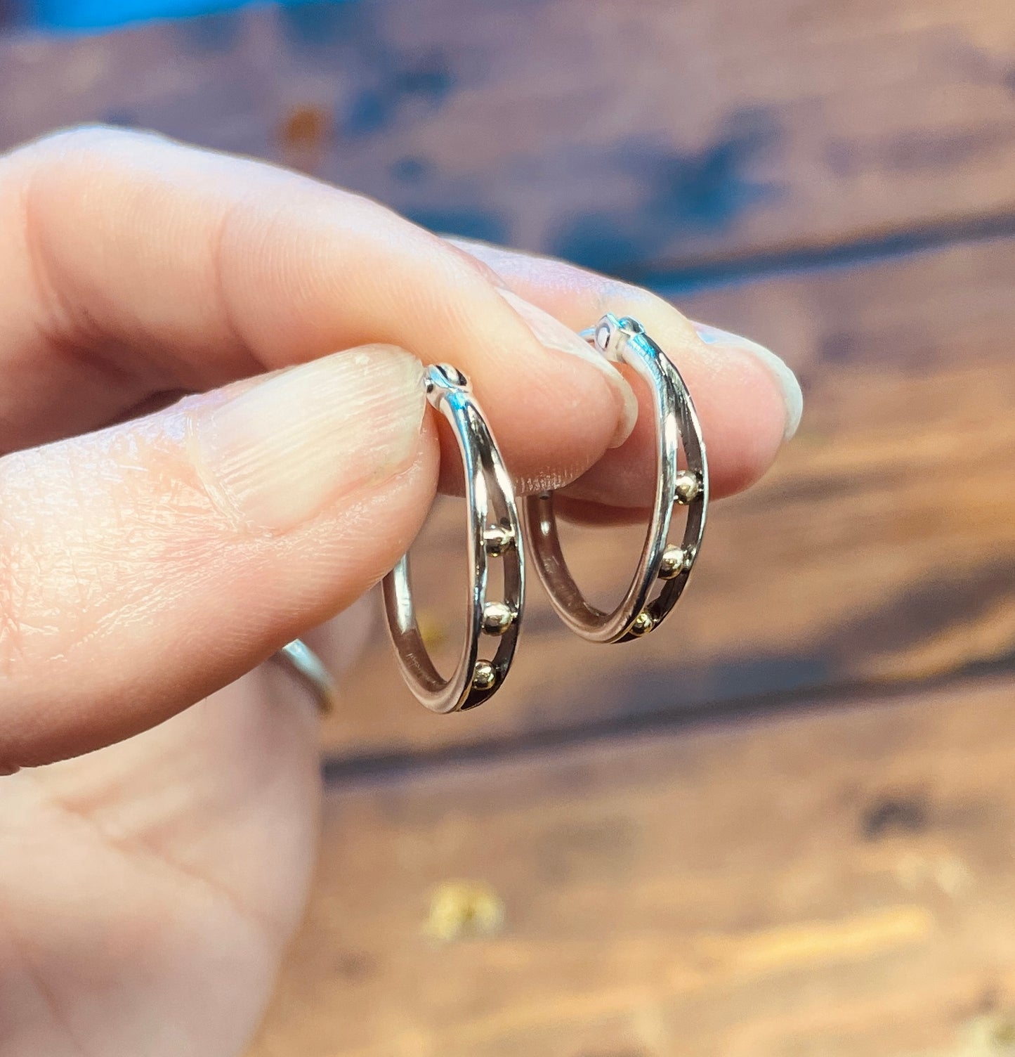 Seed Hoop Earrings
