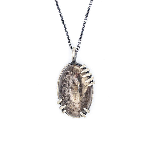 Lodolite Quartz Necklace