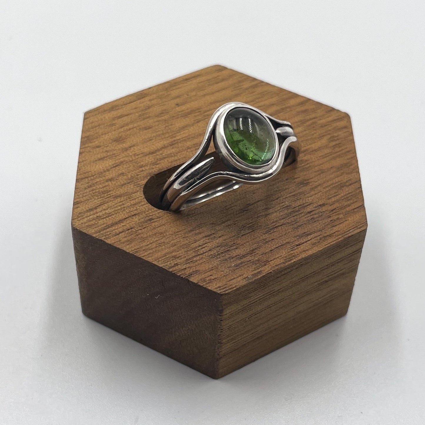 Tourmaline and Sterling Silver Size 7.25