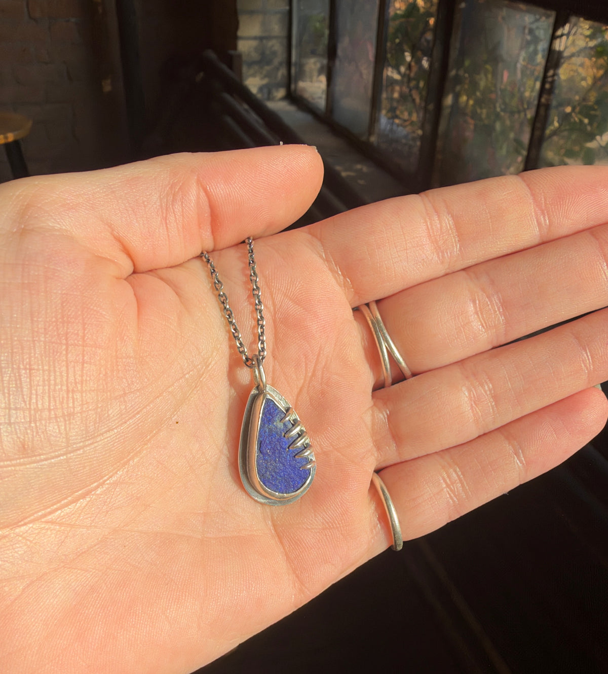 Lapis Lazuli Pendant Necklace