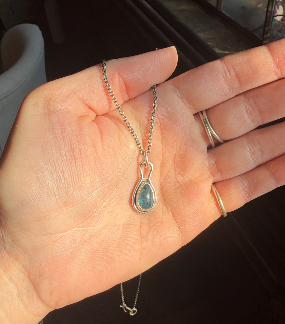 Kyanite Pendant Necklace